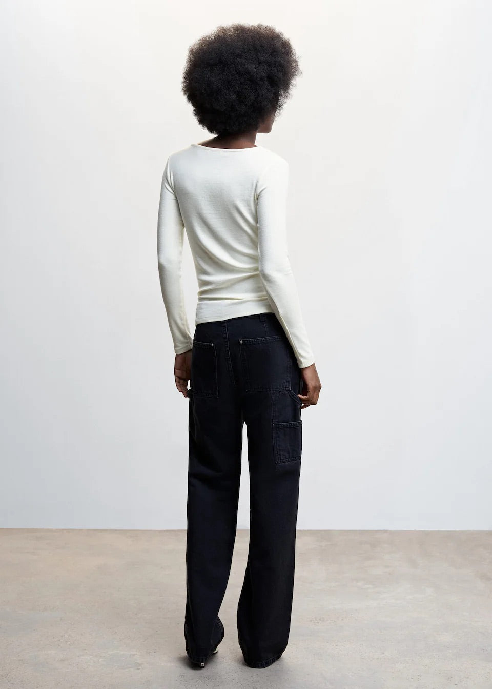 Ruched detail T-shirt