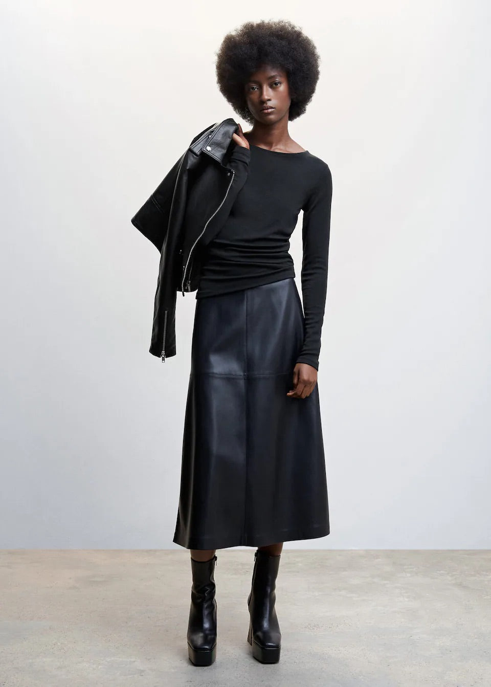 Ruched detail T-shirt