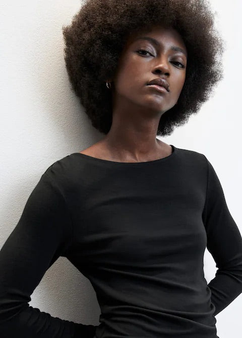 Ruched detail T-shirt