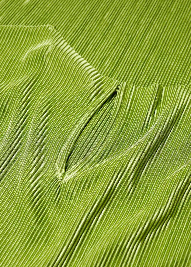 Pleated long dress