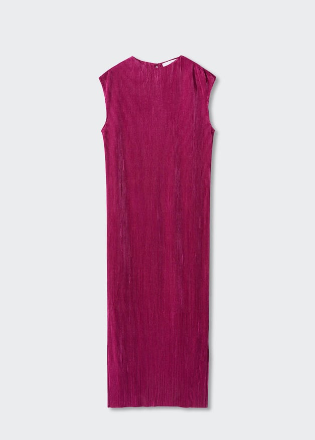 Pleated long dress