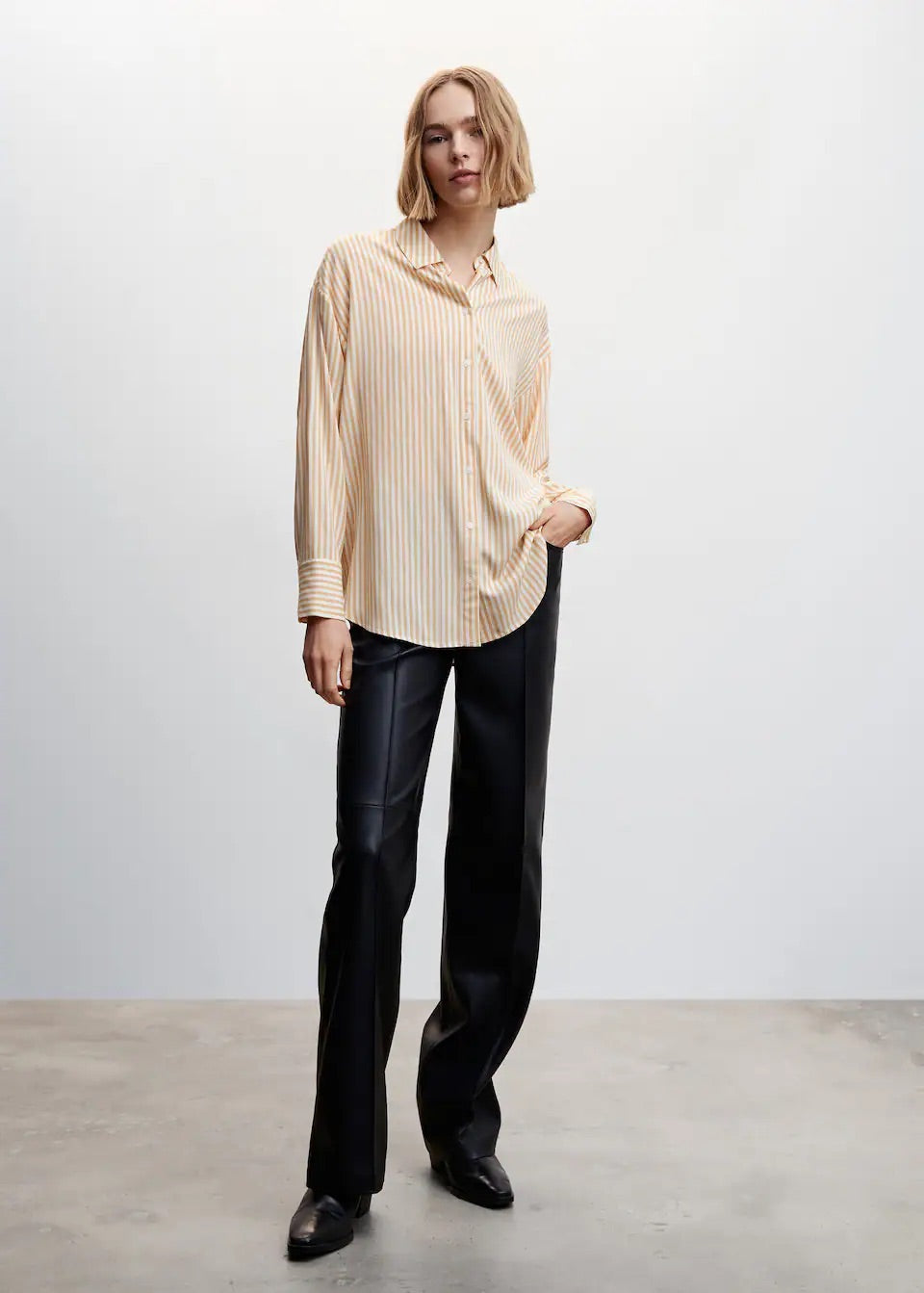 Printed flowy shirt
