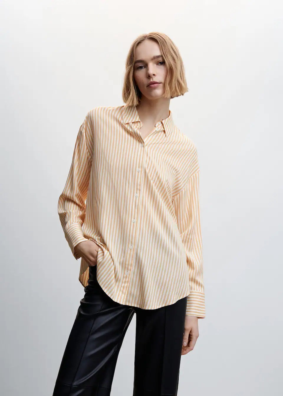 Printed flowy shirt