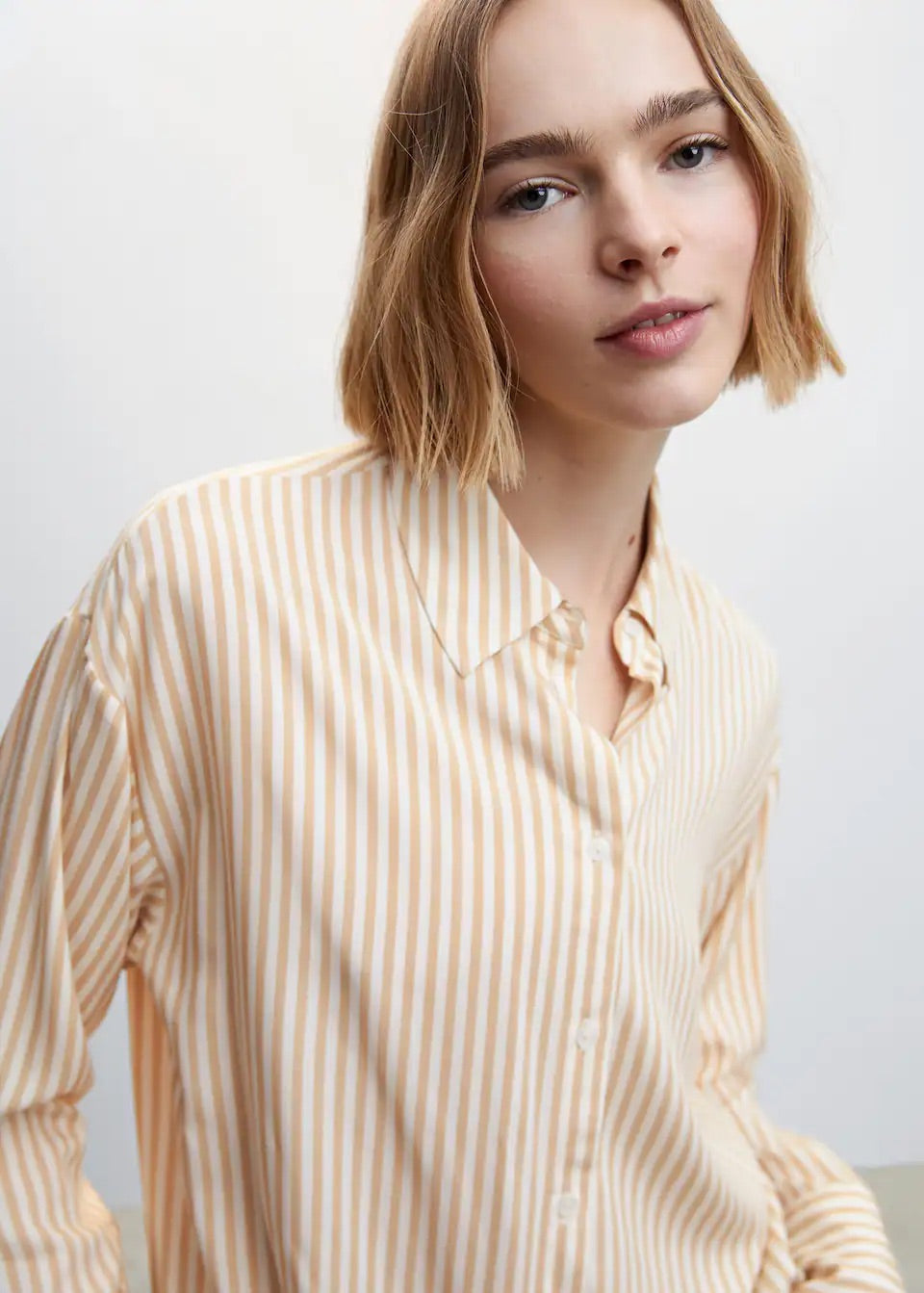 Printed flowy shirt