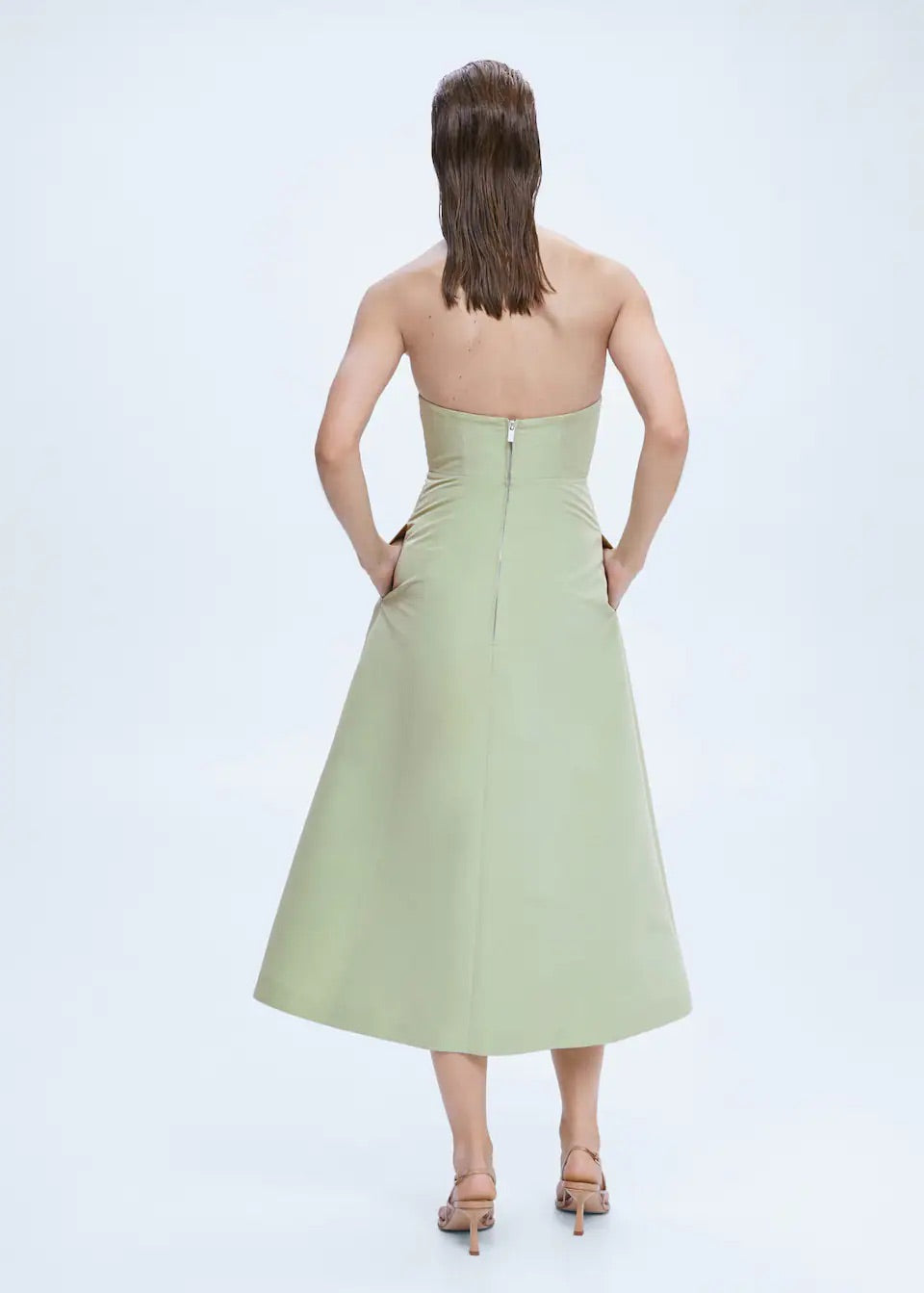Flared corset dress