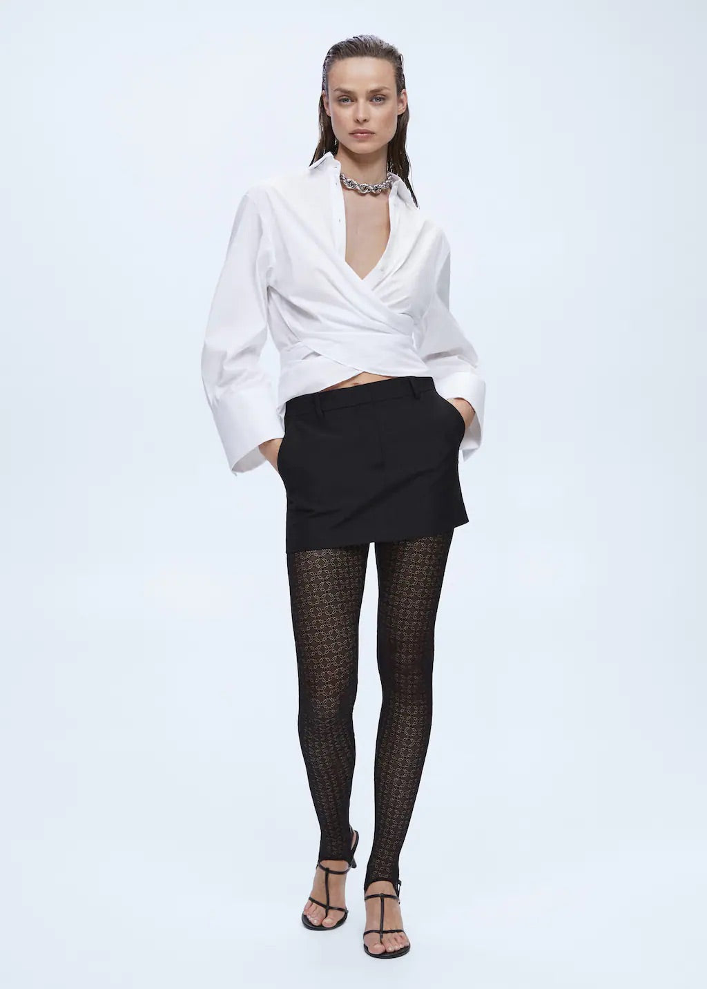 Cotton cross shirt