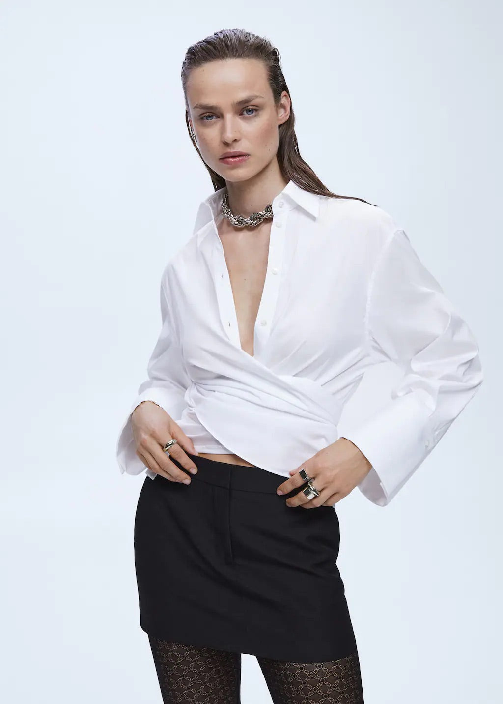 Cotton cross shirt