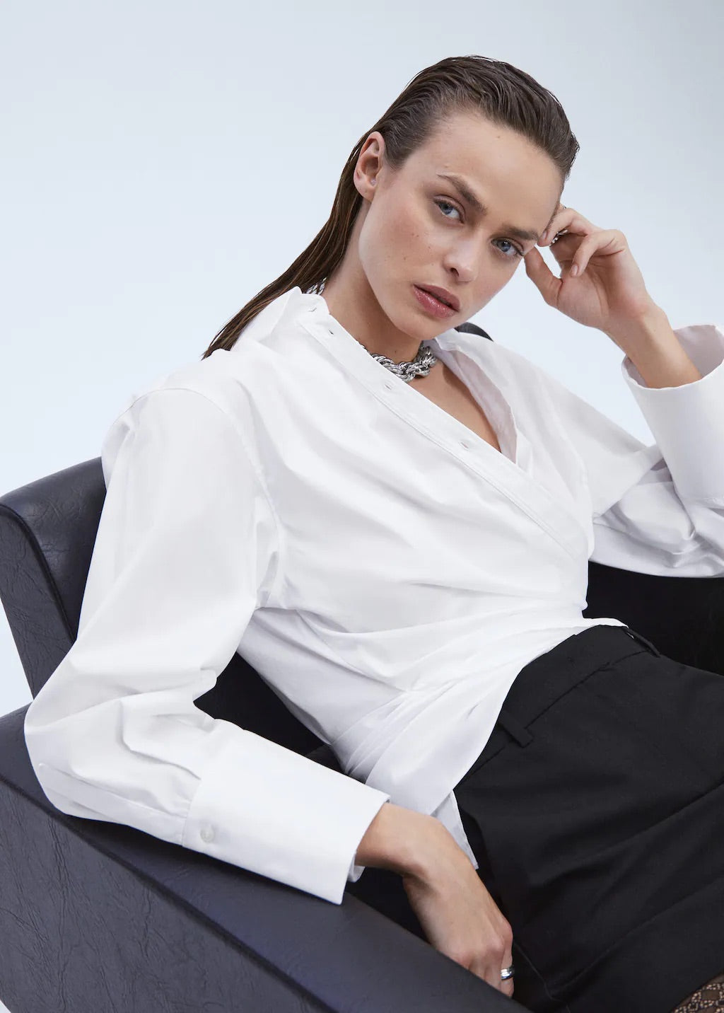 Cotton cross shirt