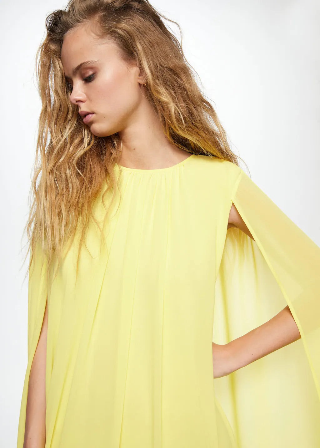 Sleeve slit dress