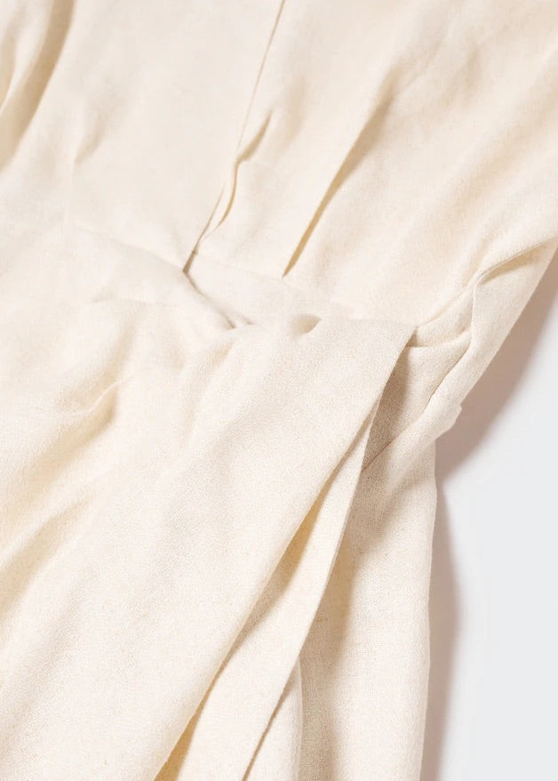 Draped wrap dress
