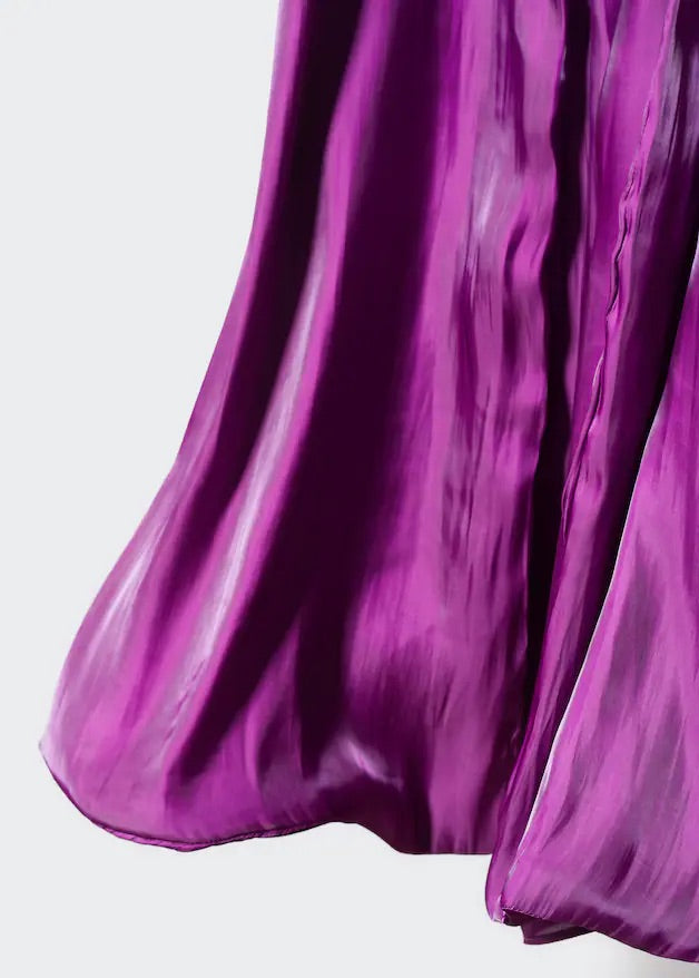 Satin-finish coverall opening