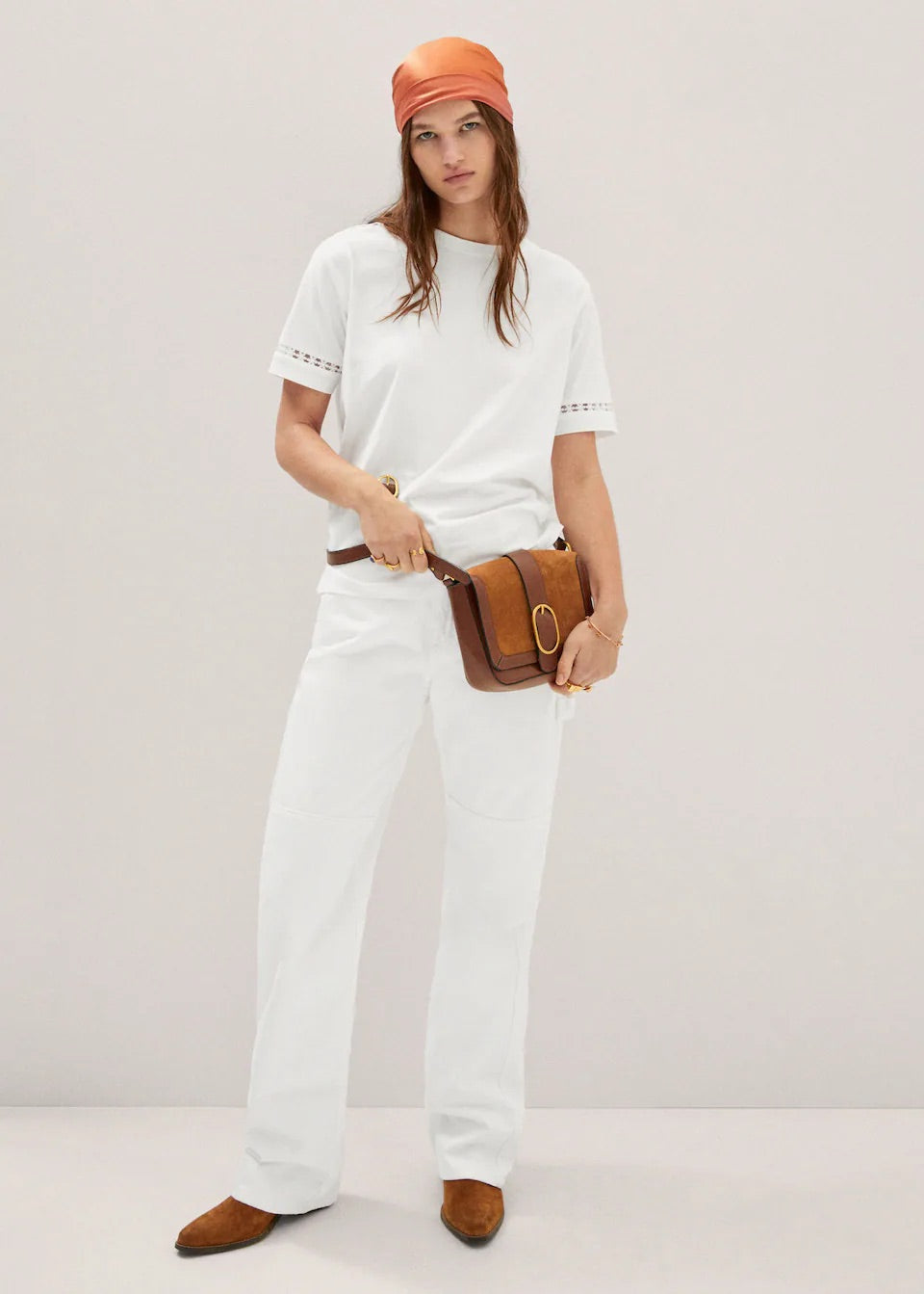 Embroidered detail T-shirt