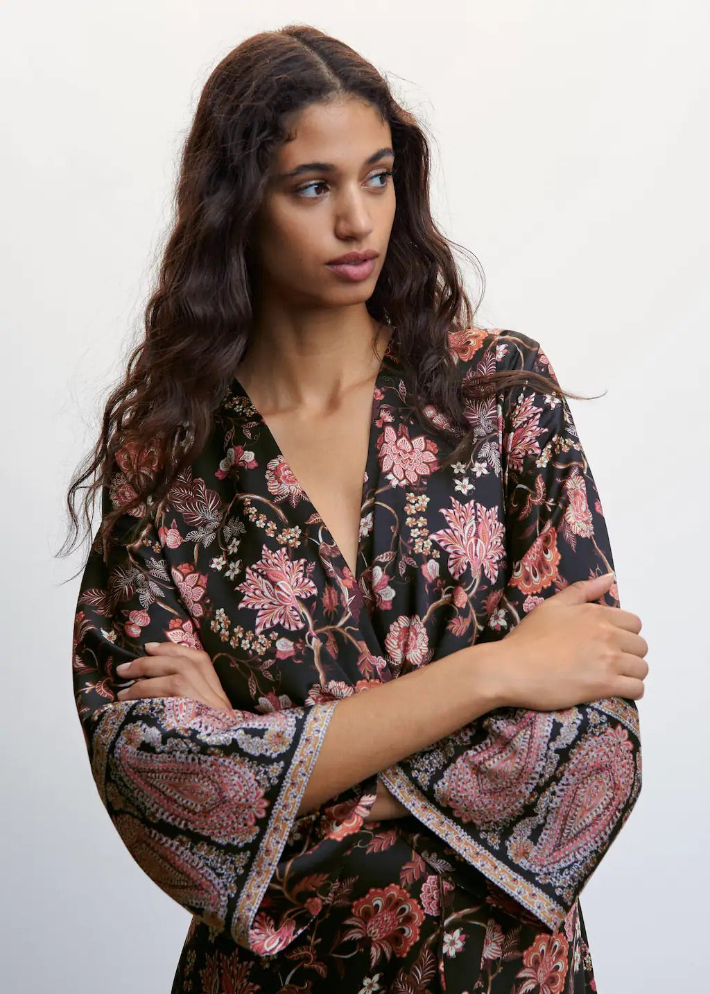 Fringed hem dress