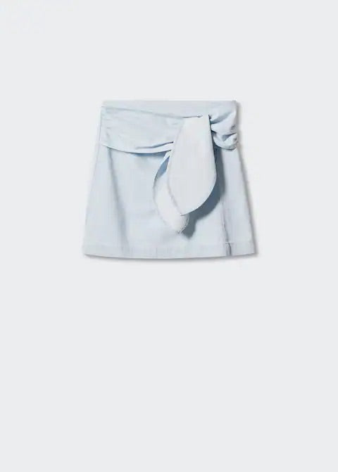 Tencel knot skirt