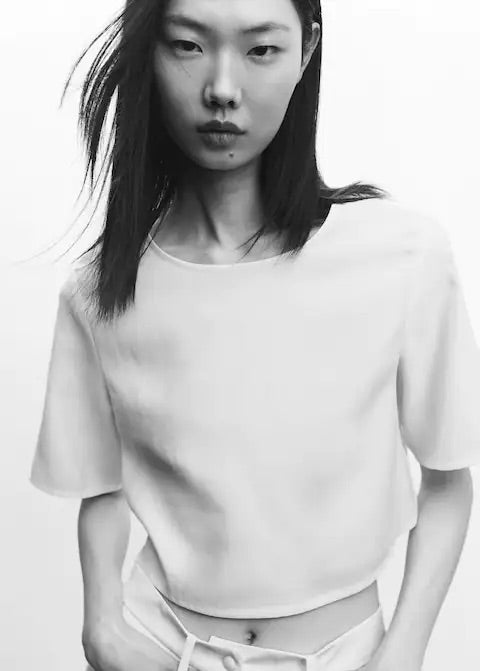Back button blouse