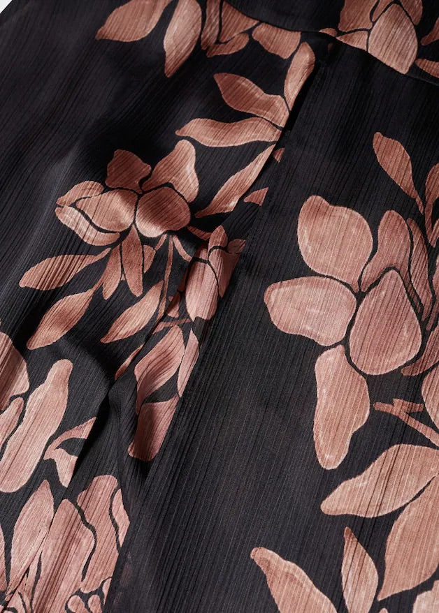 Floral chiffon dress