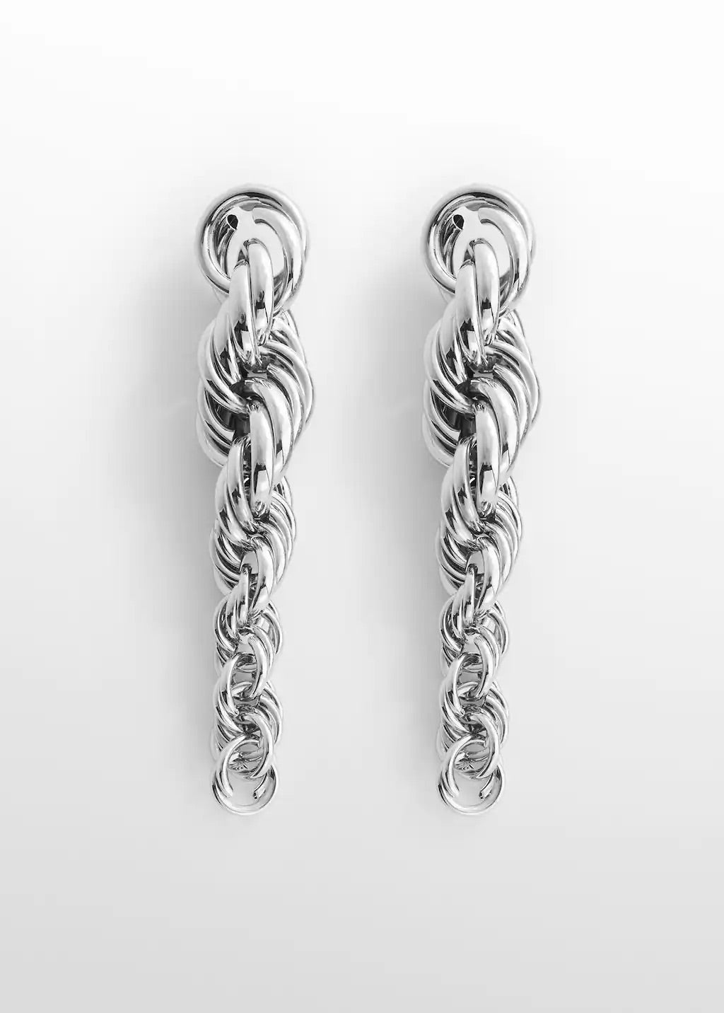 Braided long earrings