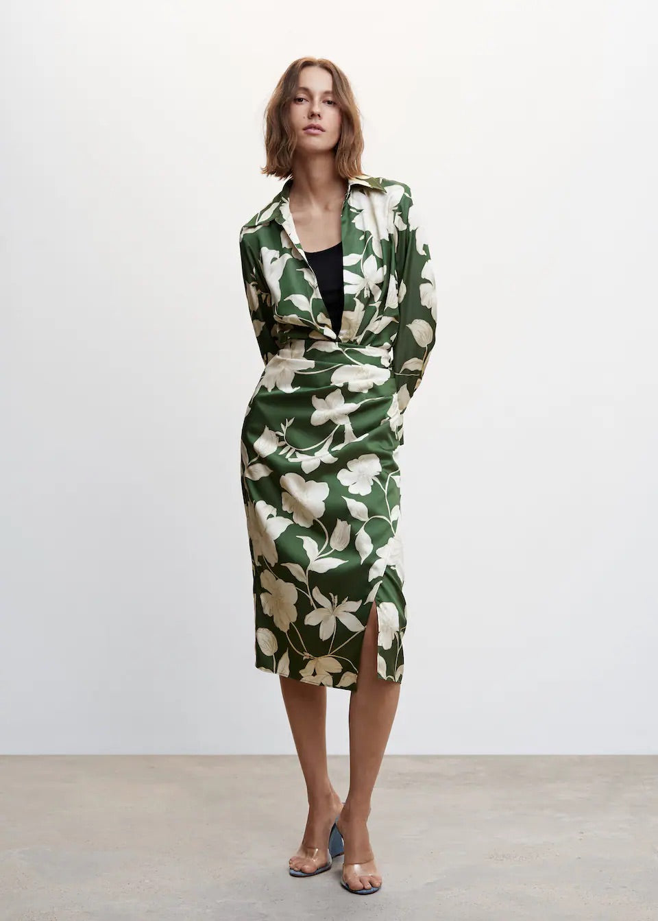 Floral long skirt