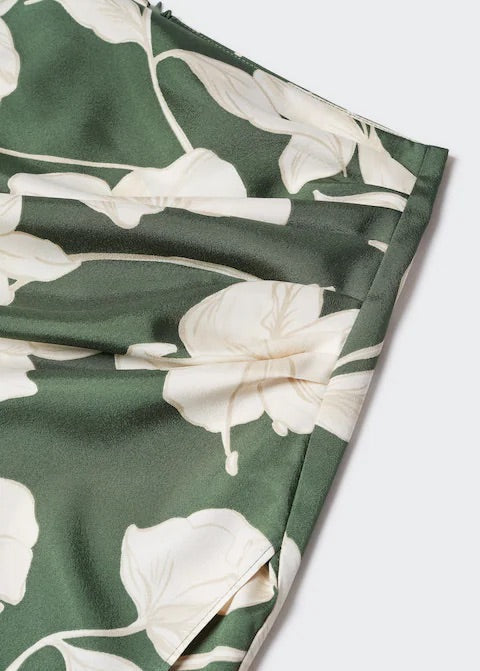 Floral long skirt