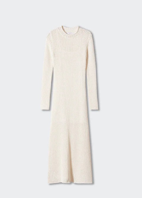 Knit openwork sweater