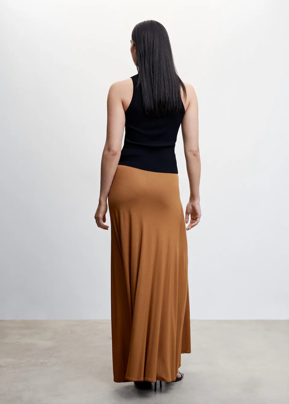 Gathered waist skirt