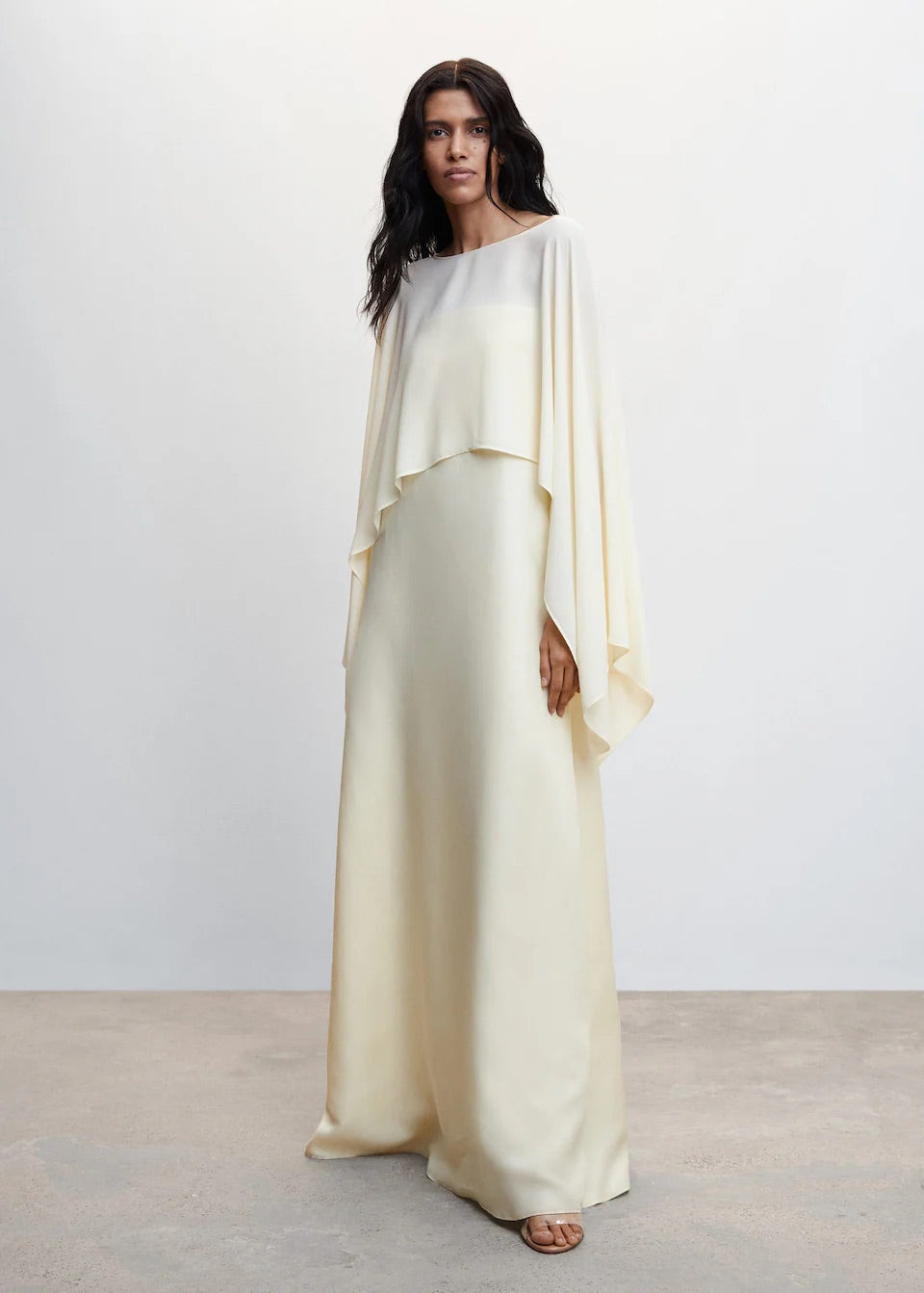 Flowing cape blouse