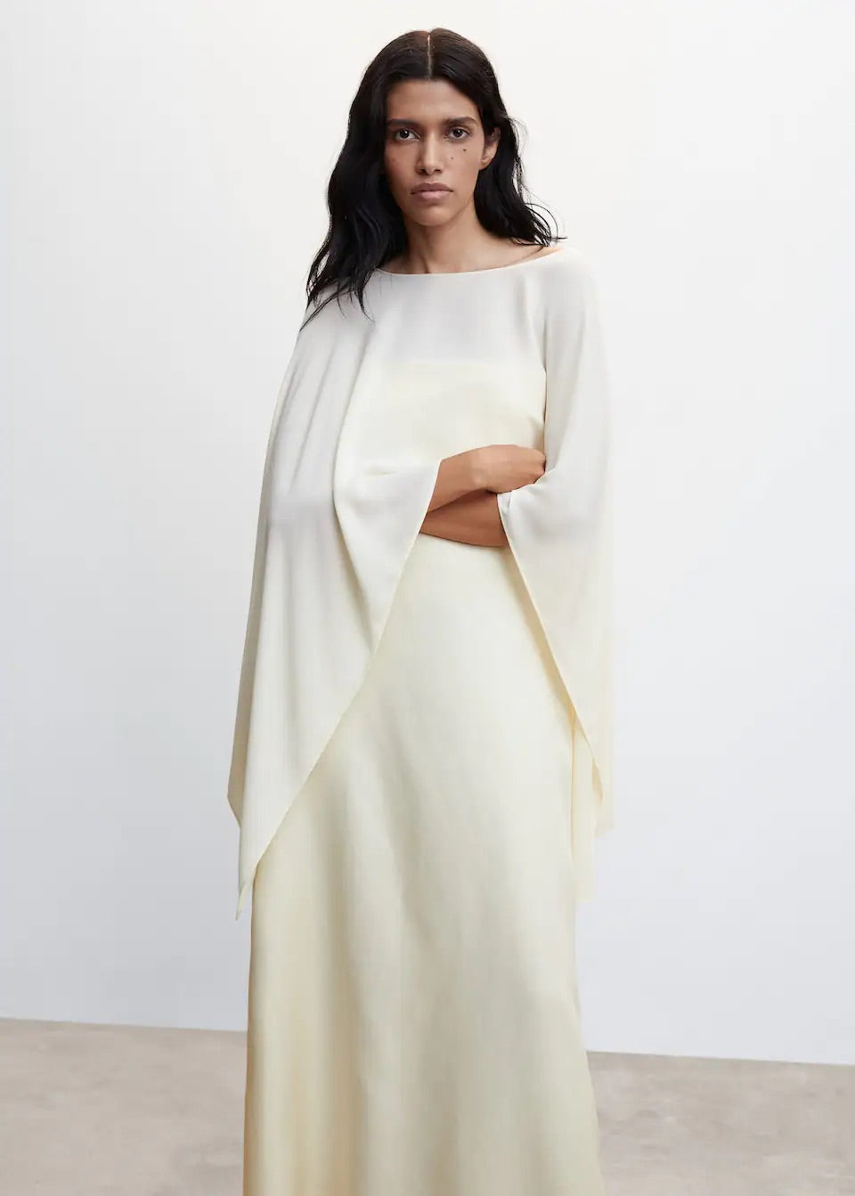 Flowing cape blouse