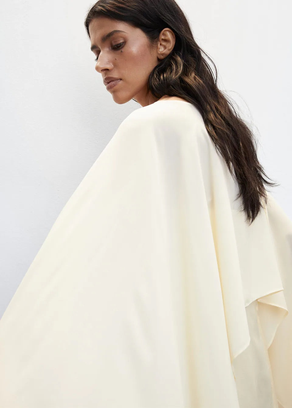 Flowing cape blouse