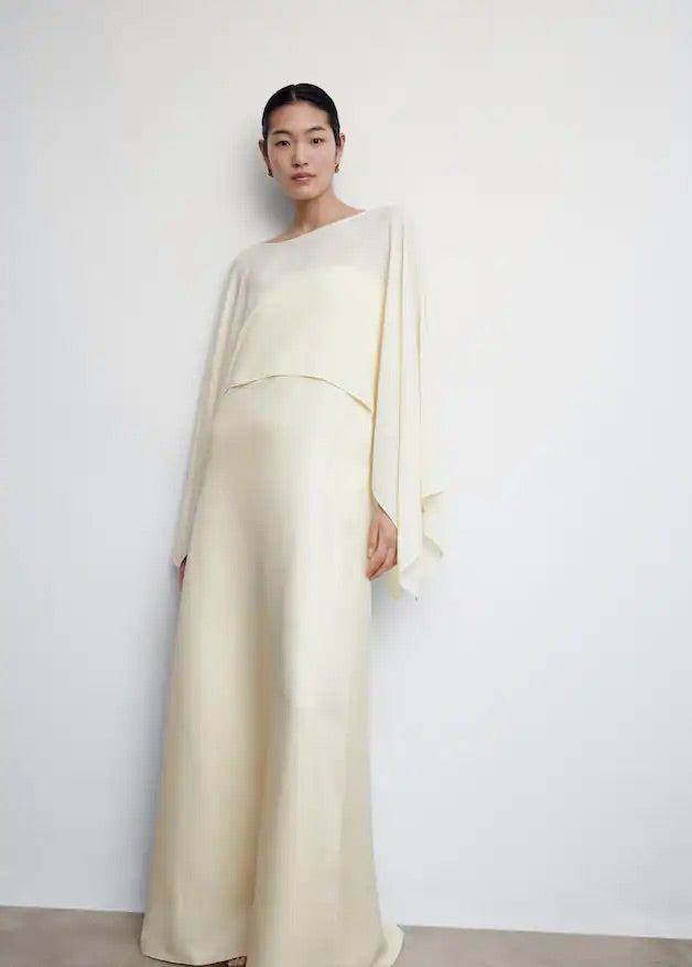 Flowing cape blouse