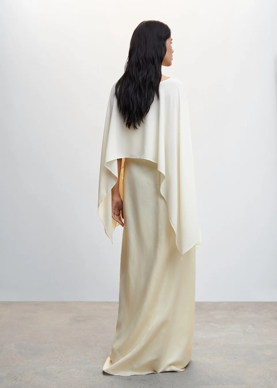 Flowing cape blouse