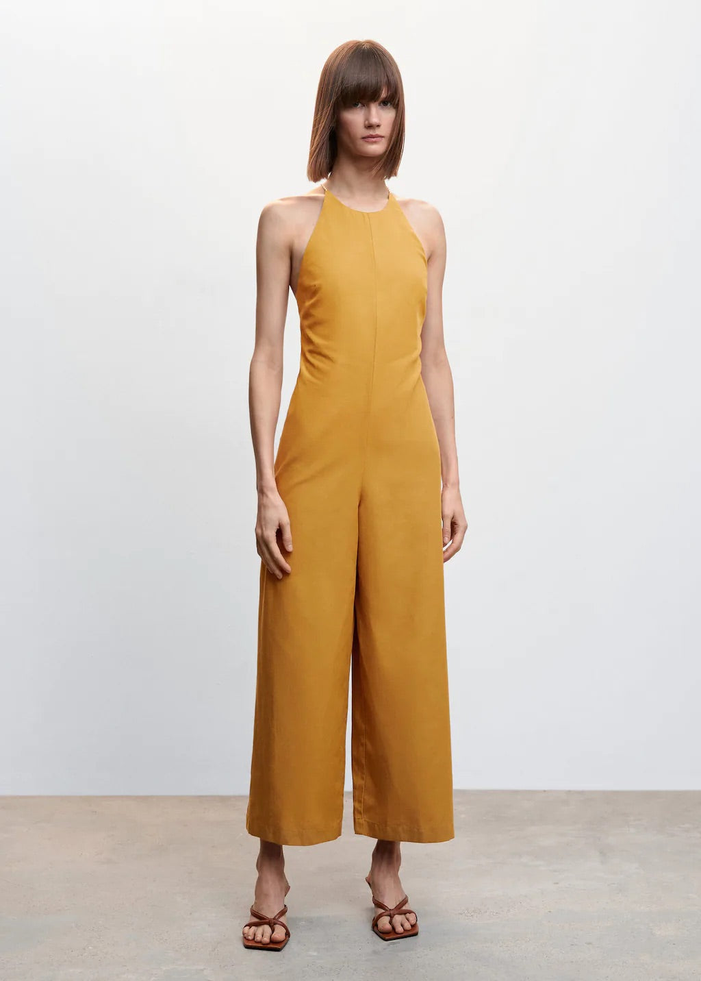 Open back jumpsuit