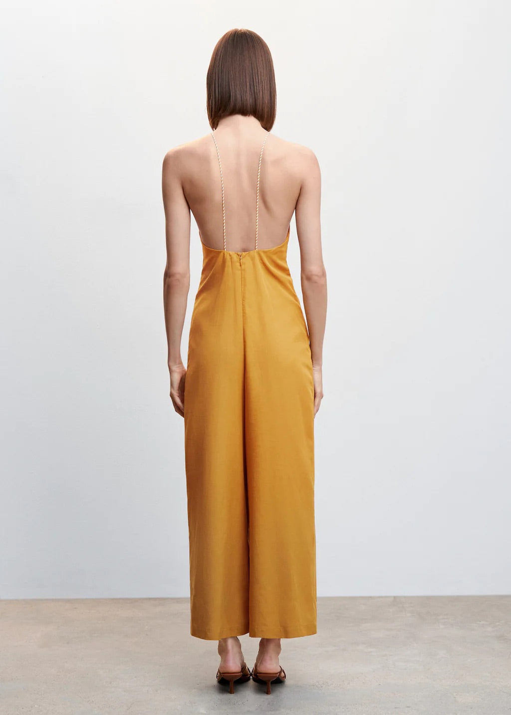 Open back jumpsuit