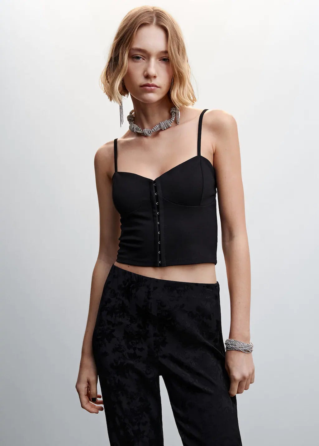 Corset style top