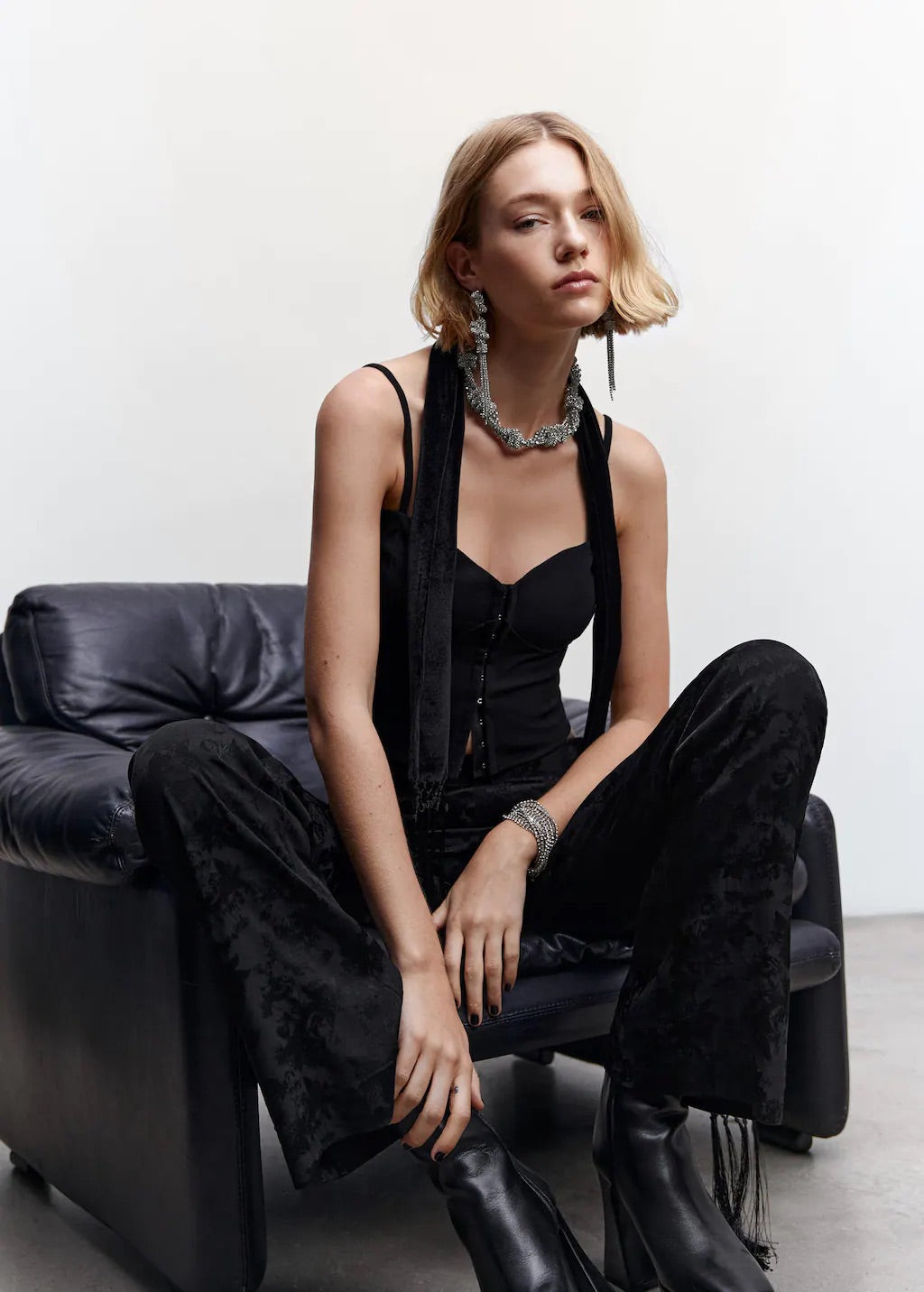 Corset style top