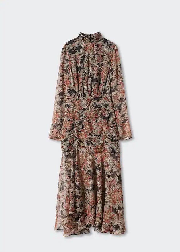 Paisley print dress