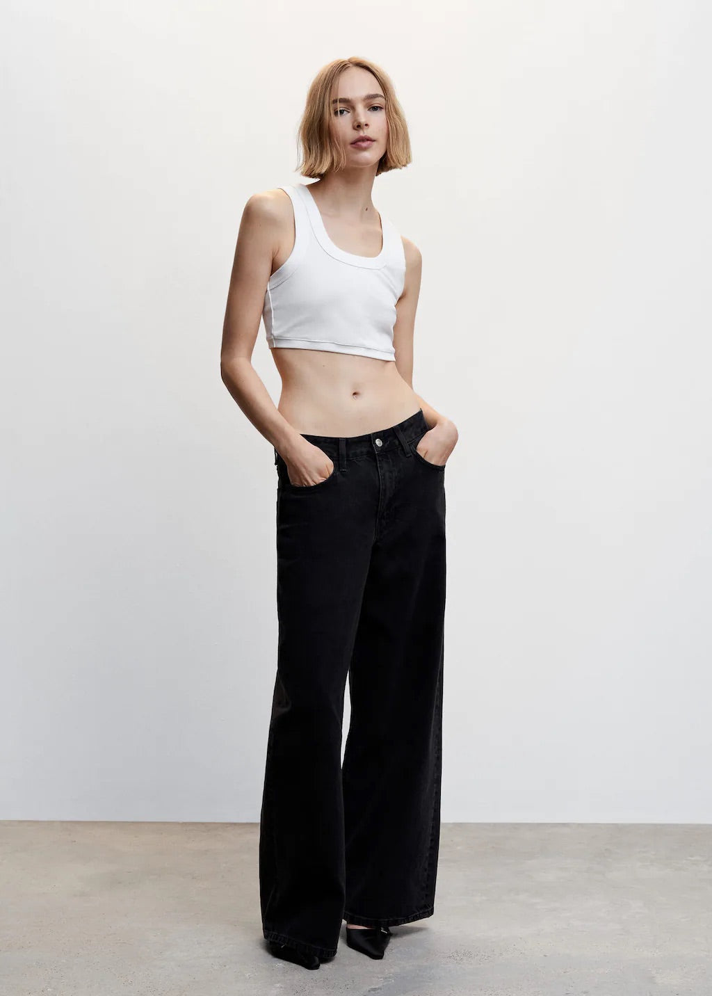 Jeans super wideleg loose oversize low rise