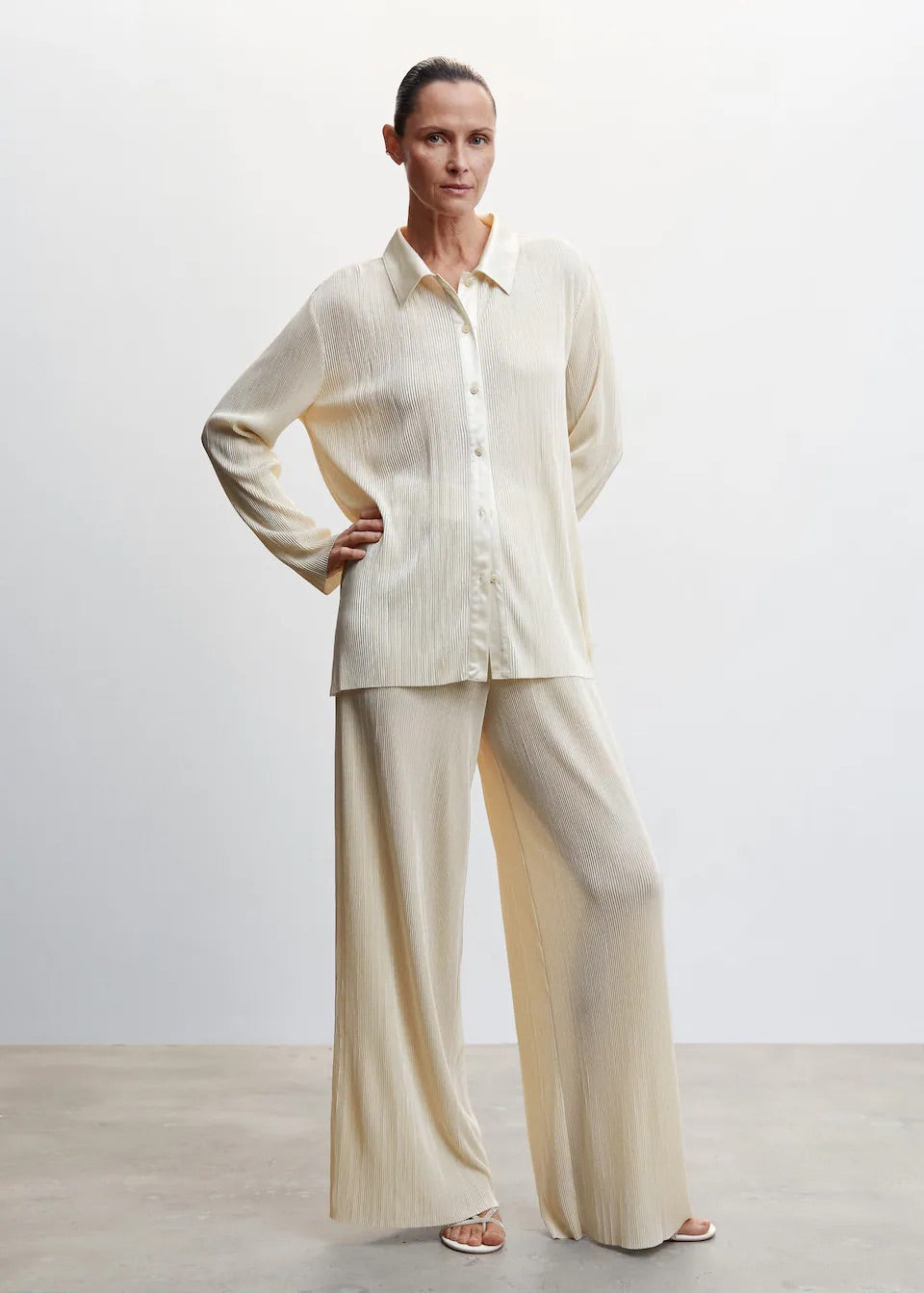 Pleated shirt