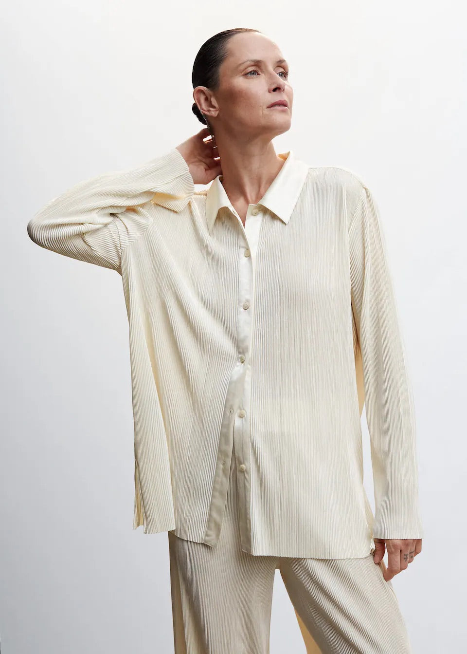 Pleated shirt