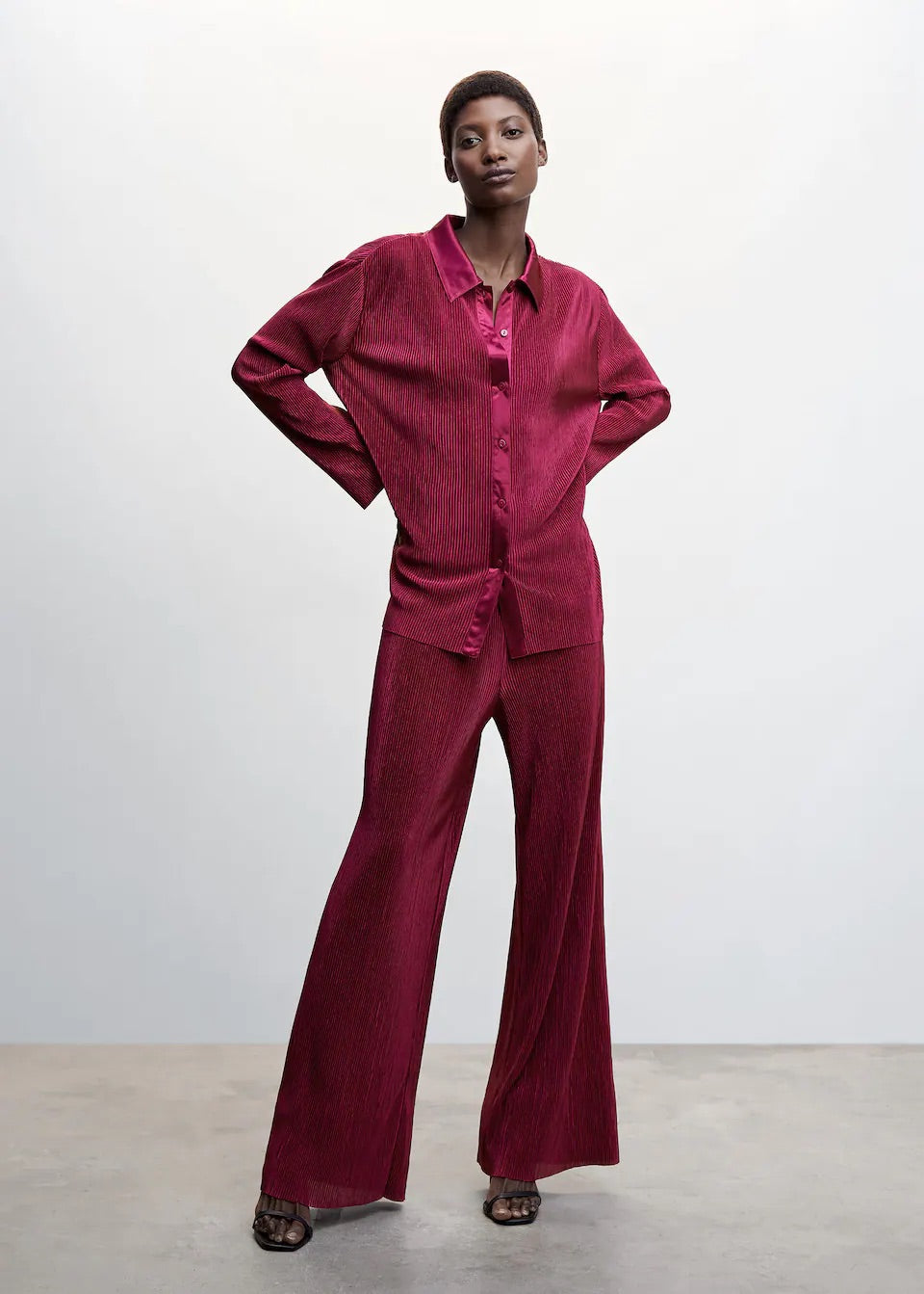 Pleated shirt
