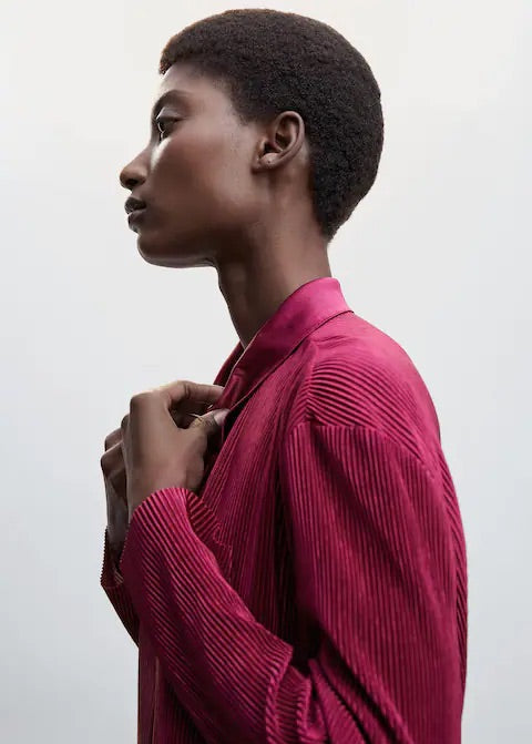 Pleated shirt