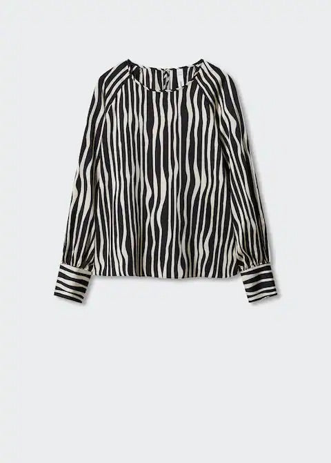 Animal print blouse