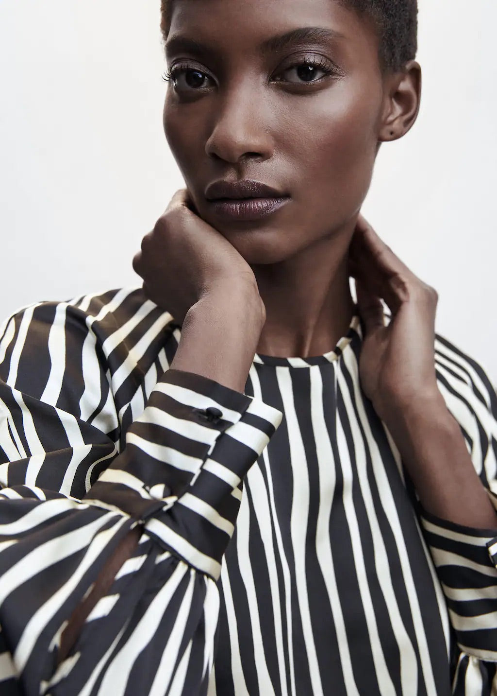 Animal print blouse