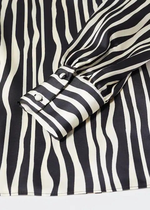 Animal print blouse