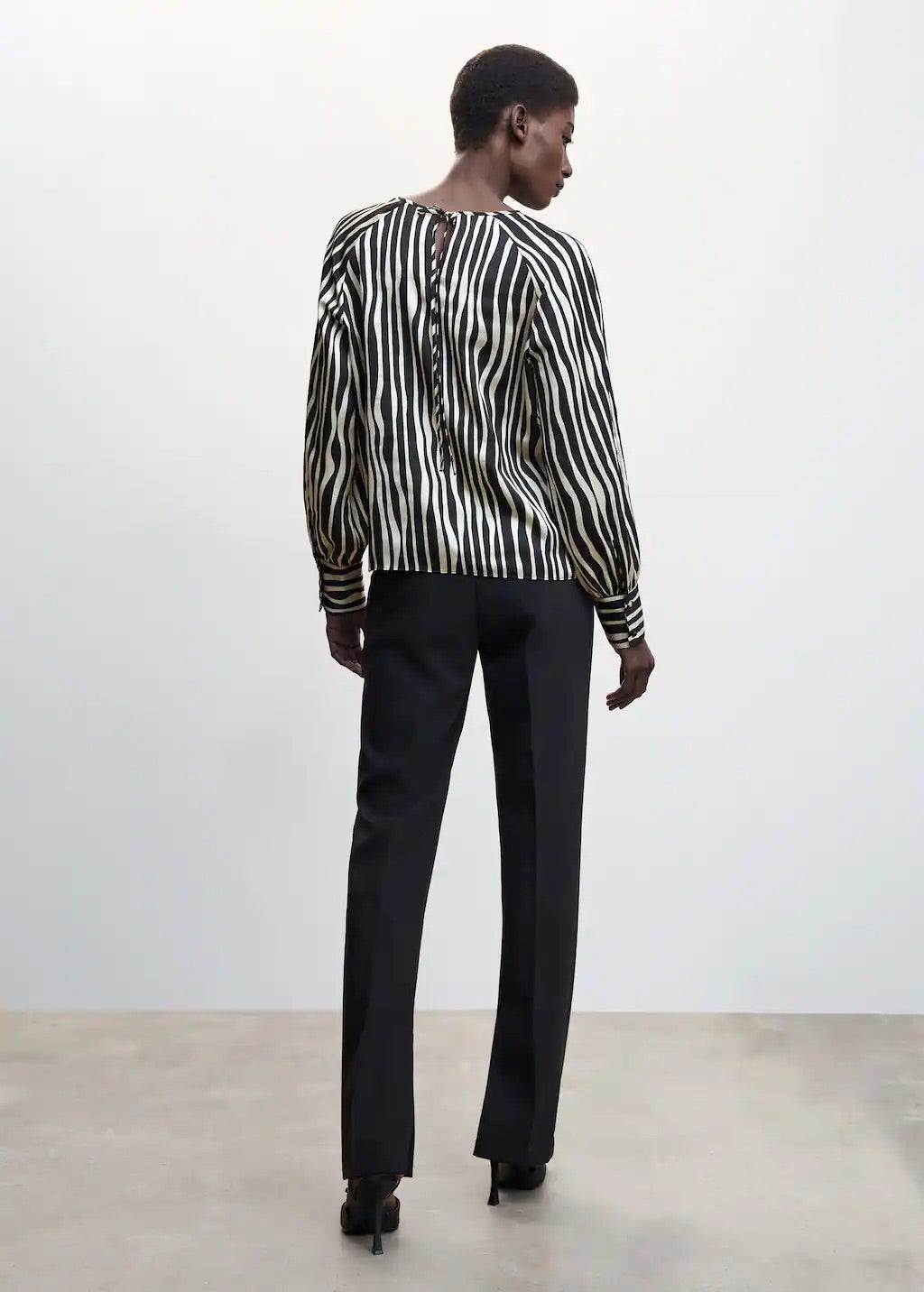 Animal print blouse