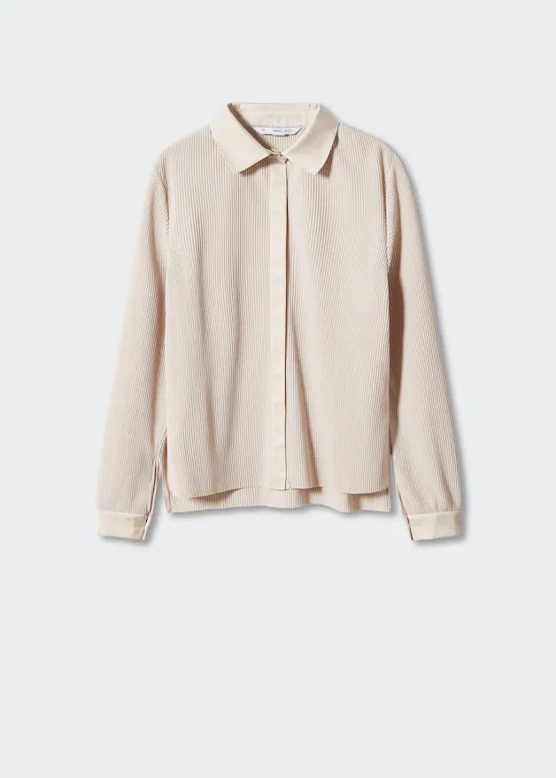 Striped textured shirt