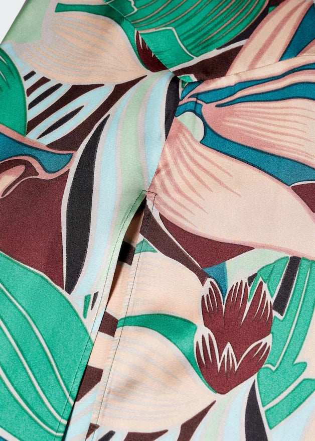 Open tropical dress