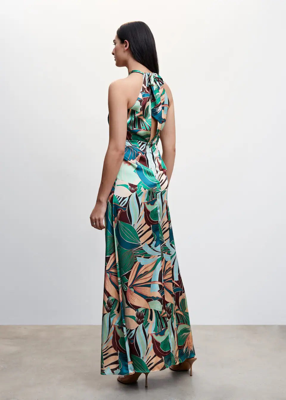 Open tropical dress
