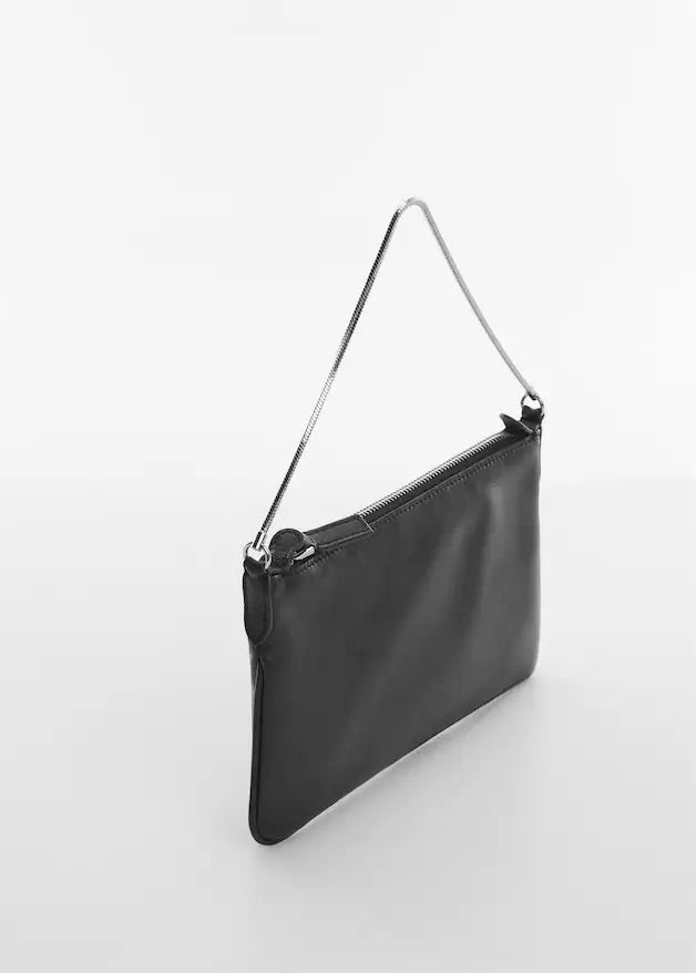 Chain leather bag
