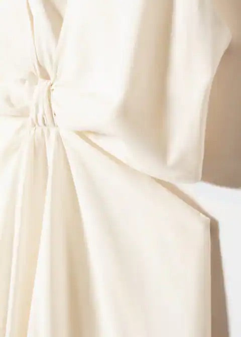 Knot dress with openings