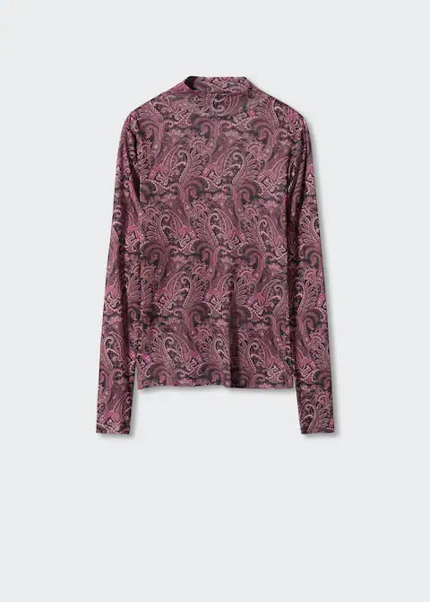 Printed long sleeve t-shirt